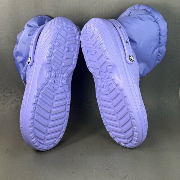 Crocs Classic Lined Neo Puff Boots Men’s 13 Digital Violet Purple  Insulated Wi - Picture 7 of 8